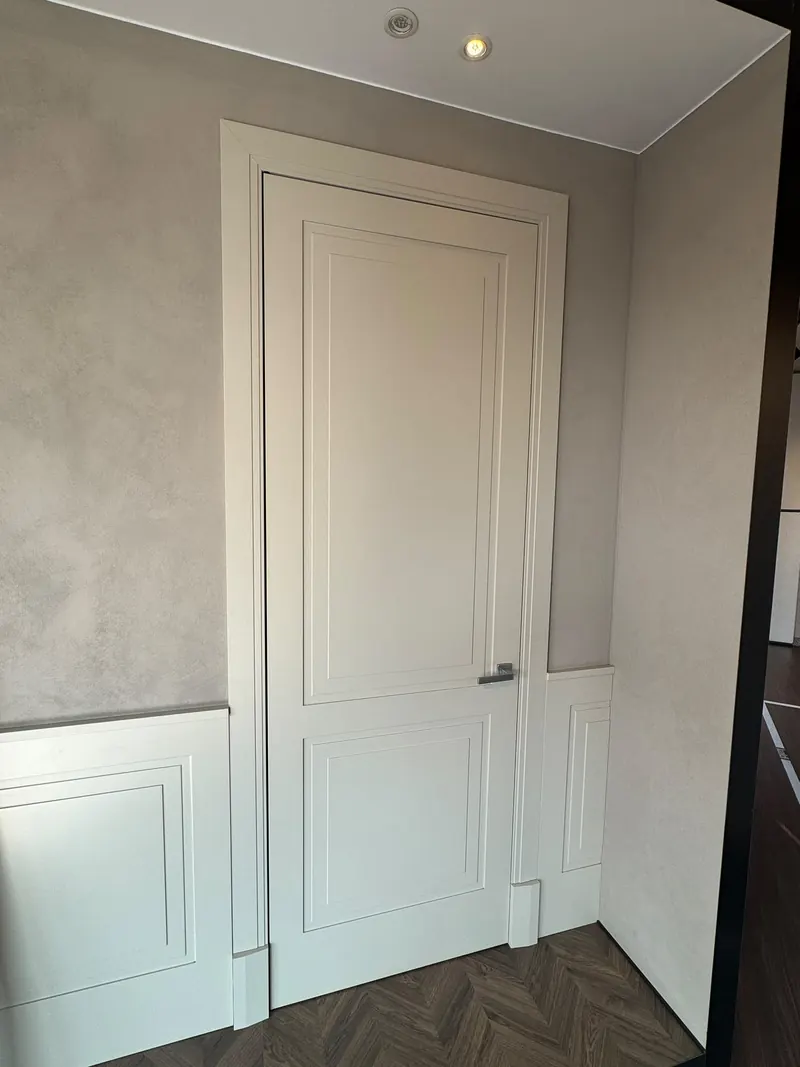 Porta interna bianca con pannelli